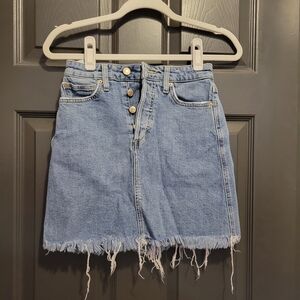 Joe's Jeans Light Blue Denim Skirt